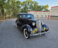 1936 Chevy with restored vintage paint locally