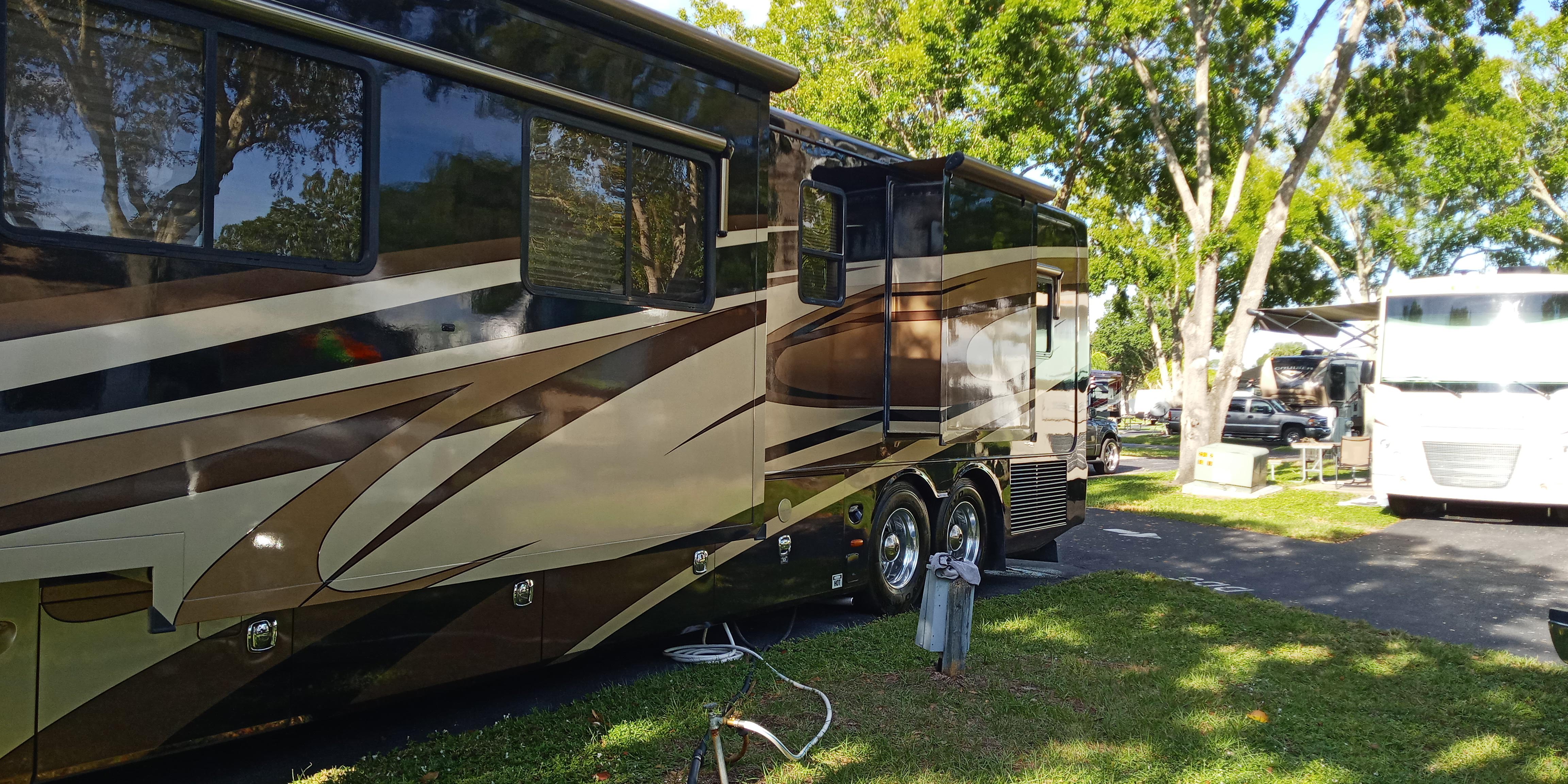 Class A Motorhome detailed by Time To Shine Mobile Detailing